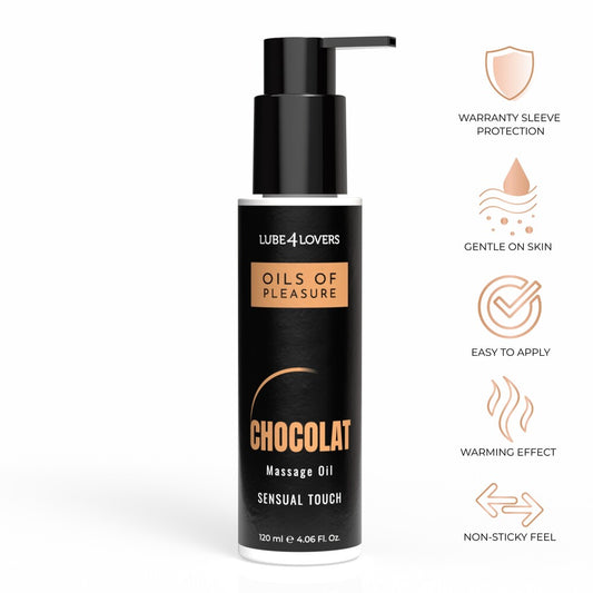Olio da Massaggio Pleasure Cioccolato 120 ml - Erotika Shop