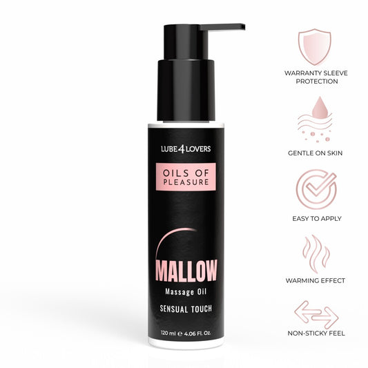 Olio da Massaggio Pleasure Marshmallow 120 ml - Erotika Shop