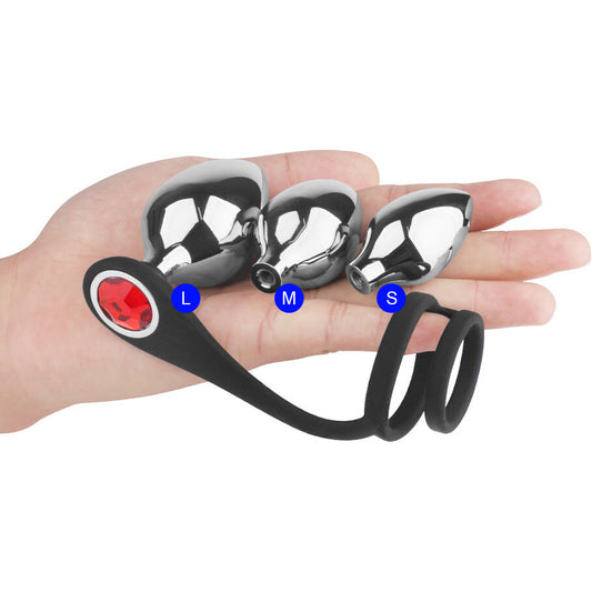 Plug Anale e Anello Fallico Pleasure Bully - Erotika Shop